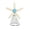 Style A, variant on Tree Topper, Resin Simulation Starfish with Metal Spring Base, 1 Pack Nautical Themed Decor, for Christmas Holiday Tree Top Decoration Coastal Seasonal Home Party Atmosphere Enhancement