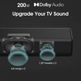 thumbnail image 6 of Restored Hisense HS218 2.1ch Sound Bar with Wireless Subwoofer, 200W, Powered by Dolby Audio, Bluetooth, HDMI ARC/Optical/AUX/USB, 3EQ Modes, Black (Refurbished), 6 of 8