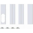 thumbnail image 1 of 4 Pcs Kit de Glissière de Fenêtre Réglable Plaque de Pare-Vent pour Climatiseur Portable, 1 of 5