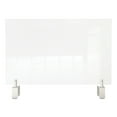 thumbnail image 2 of Ghent's Plastic 24" x 29" Partition Extender with Attached Clamp in Clear, 2 of 3