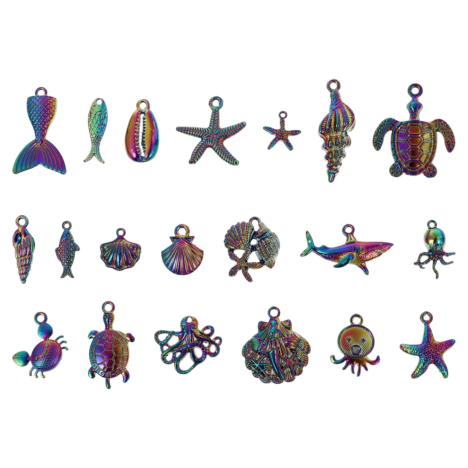 Charms Ocean Sea Jewelry Marine Nautical Animal Life Charm Shell Conch