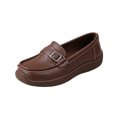 thumbnail image 2 of Willtoo Womens Wide Toe Loafers Slip-On Metal Buckle Platform Casual Flats Non Slip Comfort Walking Shoes for Daily Wear, 2 of 6