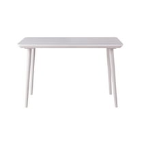 Furniture of America Asa Mid-century Modern Wood Writing Desk in White Oak Finish