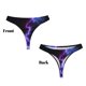 thumbnail image 3 of Balery Purple And Blue Nebula Tangas de Algodón para Mujer con Estampado – Ropa Interior Sexy, Transpirable, G-string-X-Small, 3 of 6