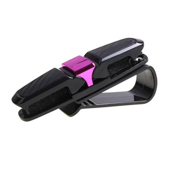 Jkung Car Sunglasses Holder Glasses Clip 180-Degree Rotatable Scratch Protection Easy to Install Sunglasses Clip Car Sun Visor Accessories