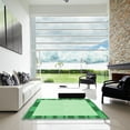 thumbnail image 6 of Ahgly Company Indoor Square Patterned Light Green Area Rugs, 4' Square, 6 of 6