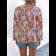 thumbnail image 4 of Blusas Casuales de Larga con Cuello en V y Estampado Bohemio para Mujer 5 Colores Mezclados XL, 4 of 7