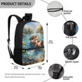 thumbnail image 5 of Yuyamidu Cute Otter Scenery Children's Backpack for School Girls, Lightweight Bookbag with Multiple Pockets for Primary Students Daily Use Travel Outings, 5 of 6