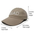 thumbnail image 3 of DALIX Bride Squad Baseball Cap Bridal Shower Bachelorette Dad Hat Khaki, 3 of 5