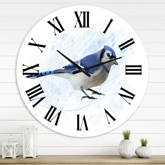 Designart 1 in Quartz Traditional Wall Clock