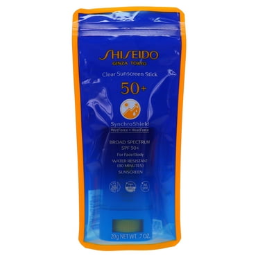 Shiseido Clear Sunscreen Stick SPF 50  0.7 oz