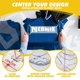 thumbnail image 1 of Fiudx Herramienta de Calibración de Camisetas, Regla de Medición Precisa, Alineación de Doble Cara para Centrar Diseños, Ideal para Prensas Térmicas y Sublimación, Compacta y Portátil, Incluye Una Es, 1 of 7