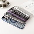 thumbnail image 6 of for Magnetic iPhone 15 Case, Phone Case [Compatible with MagSafe] Slim Fit Smooth Carbon Fiber Shockproof Women Men Girls Boys Protective Case Cover for iPhone 15, Gray, 6 of 8