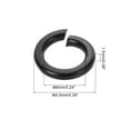 thumbnail image 2 of Split Lock Washers, M6 304 Stainless Steel Spring Lock Washers 25pcs, Black, 2 of 6