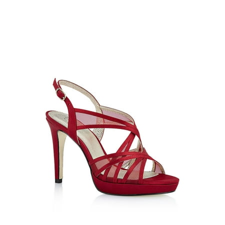 Adri Strappy Satin Platform Sandals