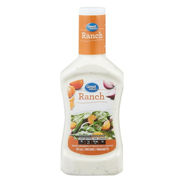 Vinaigrette ranch de Great Value 475 ml
