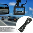 thumbnail image 2 of Unique Bargains 5 Pin 4m 13ft Backup Camera Extension Cable Dash Camera Cord Wires Car Auto Rear View Camera Black, 2 of 5