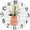 Ujd-40PP, variant on Eveokoki 10 Inch Plants Flowers Wood Wall Clock, Small Vintage Kitchen Clocks Decorative, Rustic Battery Operated Wall Clocks for Living Room Bedroom Bathroom Office