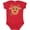 Red, variant on Inktastic girl reindeer Boys or Girls Baby Bodysuit