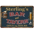 thumbnail image 1 of Sterling's Green Bar & Tavern Rustic Sign 8 x 12 Matte Finish Metal 108120047935, 1 of 1