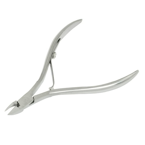 Unique Bargains Nail Beauty Callus Cuticle Pusher Scissors Silver Tone