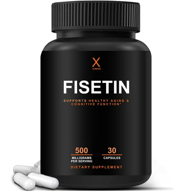HUMANX Fisetin 500mg 98 Pure Fisetin Supplement USA Third Party