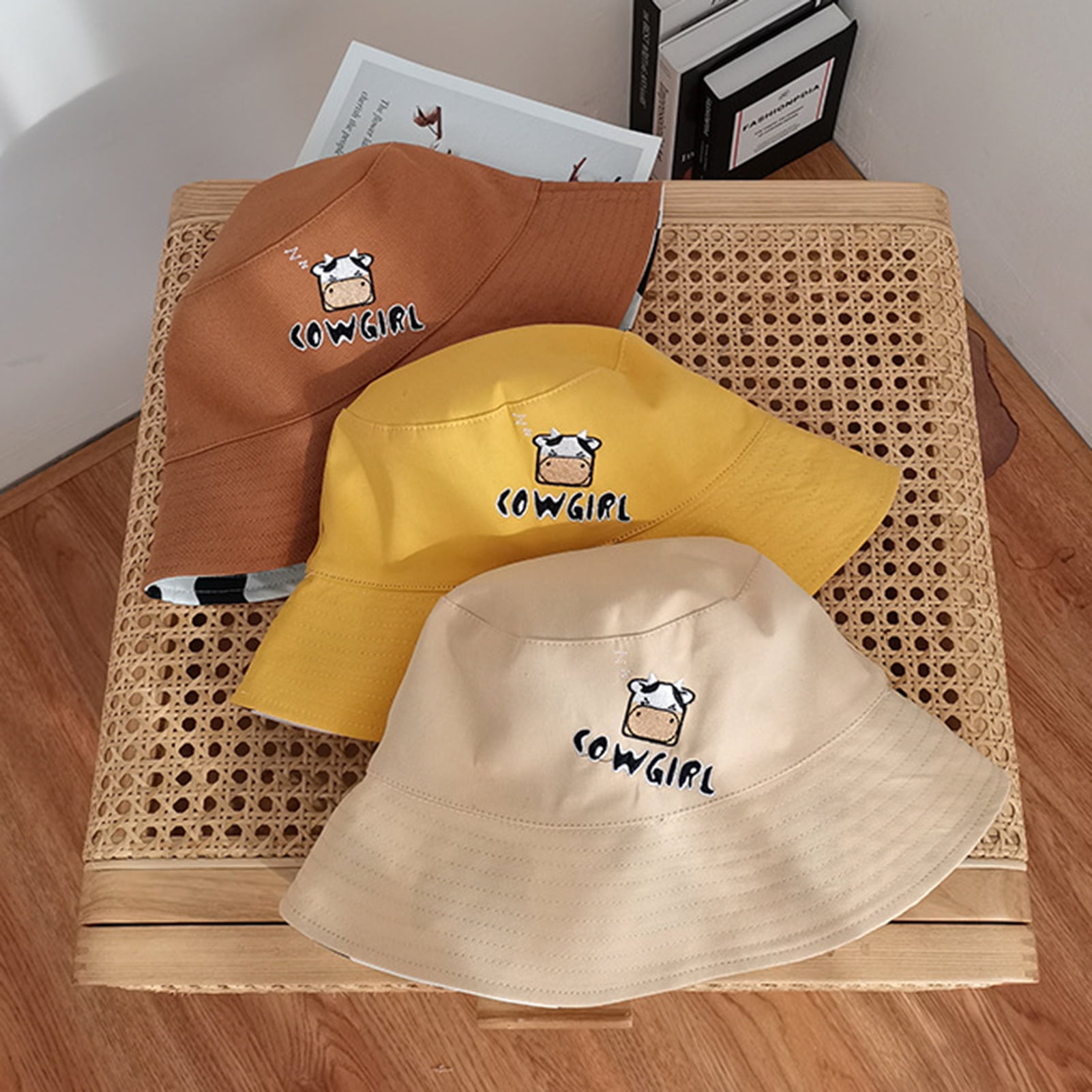 Yirtree Reversible Bucket Hats for 