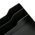 thumbnail image 4 of Mind Reader Desktop Organizer, Vertical File Holder, Paper Trays, Office, Plastic, 12.5"L x 11.75"W x 9.5"H, Black, 4 of 7