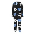 thumbnail image 5 of EGNMCR Combinaison Fille Manches Longues Combinaison à Capuche Pyjama Décontracté Hiver Chaud Combinaison de Nuit Fille Polyester Combinaison, 5 of 5