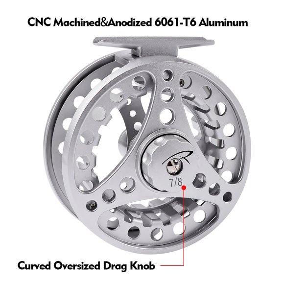 PROBEROS Fly Reel,Reel With Cnc 5/6 7/8 Fly Metal Fly Reel Aluminum Alloy With Cnc 3/4 Body Reel With 3/4 5/6 7/8 Alloy Body Reel Cnc 3/4 5/6 Mewmewcat
