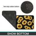thumbnail image 4 of 2 Pieces Sunflower Kitchen Decoration Rug Set, Washable Waterproof Kitchen Mats and Kitchen Sink Runner Rug, Farmhouse Style Decor Indoor 17" x 47" + 17" x 30", 4 of 6