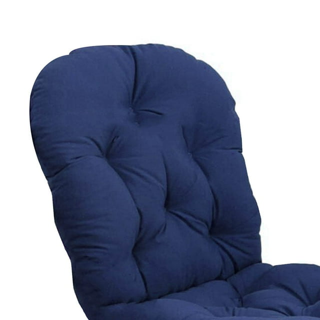 ziyahi Textured Rattan Wicker Swivel Rocker Chair Cushion Seat Cushions