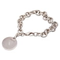 thumbnail image 1 of Pre-Owned Tiffany Return to Round Tag Bracelet in 925 Sterling Silver for Women. TIFFANY & Co., 1 of 6