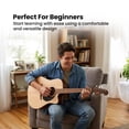 thumbnail image 6 of Fender FA Series Dreadnought Acoustic-Electric Guitar - Natural w/ Hard Case, 6 of 8