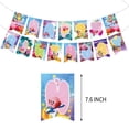 thumbnail image 1 of Lindo Kirby superestrella fiesta desechable pancarta vajilla colgante bandera Kirby superestrella globos set decoración de pastel de cumpleaños, 1 of 5