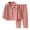 Pink, variant on Splozh Toddler Lounge Set Boys and Girls Pajama Set Casual Solid Color Home Clothes for Boys and Girls 2 Piece Pajamas,Green,2-3 Years