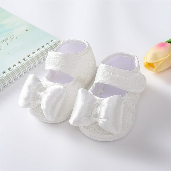 YOUSNH Baby Shoes Fashionable New Pattern Cute Flower Decoration Hook Loop Lightweight Walking Shoes Kids Shoes Yellow 4