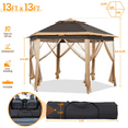 thumbnail image 4 of Renwick 13' x 11' Pop-up Gazebos, UV Resistant, 4 of 7