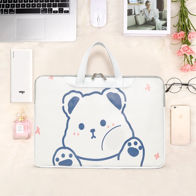 Bolsa para ordenador con estampado de dibujos animados, bolsa para ordenador portátil de 13,3 pulgadas, 14 pulgadas y 15,6 pulgadas, bolsa con forro para tableta, envío directo