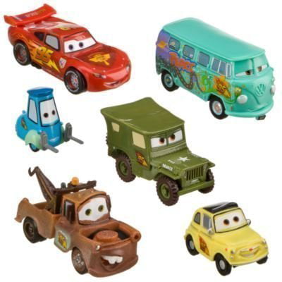 6X Disney Pixar Cars 3 Lightning McQueen Racer Car Kids Toy Collection Set Gifts 