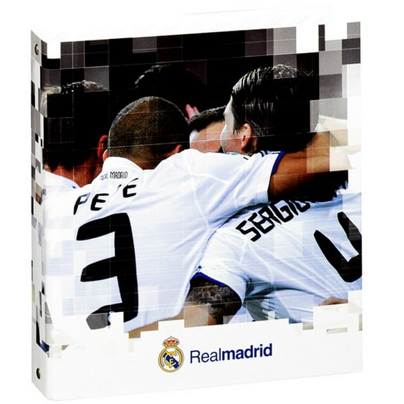Real Madrid CF Officiel A5 Hardback Écusson Folio Anneau Liant (Pack de 2)