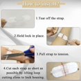 thumbnail image 5 of Emergency Wound Closures Adhesive Bandages, Zip Stitch Stickers for Camping, 5 of 5