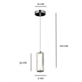 thumbnail image 2 of Lampara Colgante Iluminacion Luz Vic 1 Luz Cristal, 2 of 2