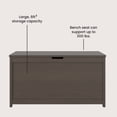 thumbnail image 6 of Child Craft Harmony 33" Kids Toy Box Storage Chest, Soft-Close Hinges, Wooden Construction, Dapper Gray, 6 of 9
