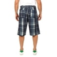 thumbnail image 4 of Bermuda Hombre Cuadros Grandes American Fly Azul Talla 36 American Fly Bermuda Hombre, 4 of 5