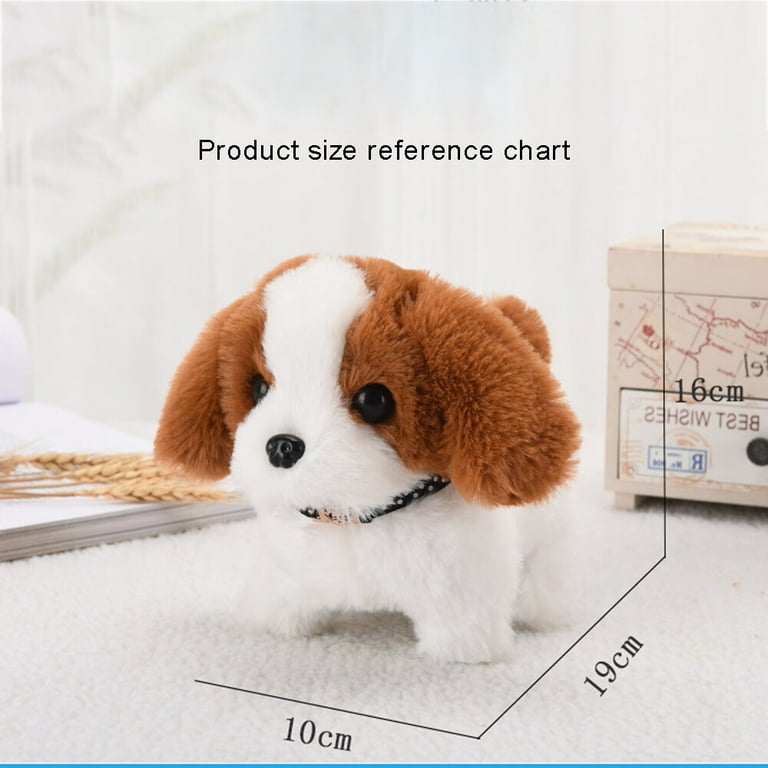 FASLMH Stuffed animal robot Interactive plush toy for puppies dog