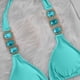 thumbnail image 2 of TaTaai Patchwork Strap Bikini for Women, Crystal Embellished Swimsuit Set, Elegant Two Piece Beach Vacation Wear with Glittering Details, Solid Color Style Gift, 2 of 8