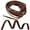 Brown, variant on TGY 26.25 Feet Flexible Rubber Glass Retainer Strip, Cuttable Glazing Seal for Groove Cabinet Rail Stile Doors & Window Glass Panel Repair