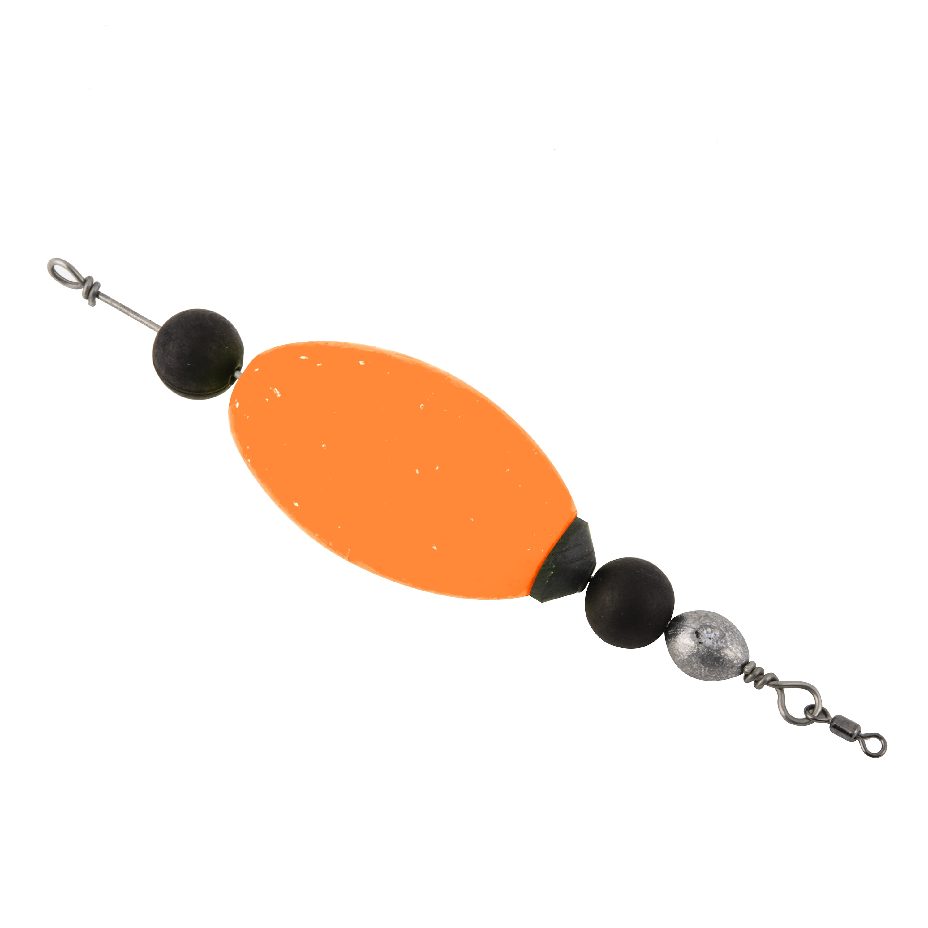(2 pack) Four Horsemen Tackle 3" Orange Oval Popping Cork