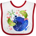 thumbnail image 3 of Inktastic Pisces Constellation Zodiac Sign Illustration Boys or Girls Baby Bib, 3 of 4